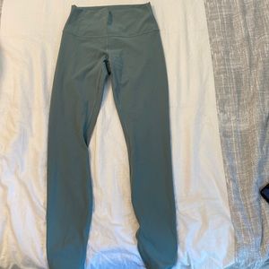Lululemon Align pant Size 6 Mystic Green